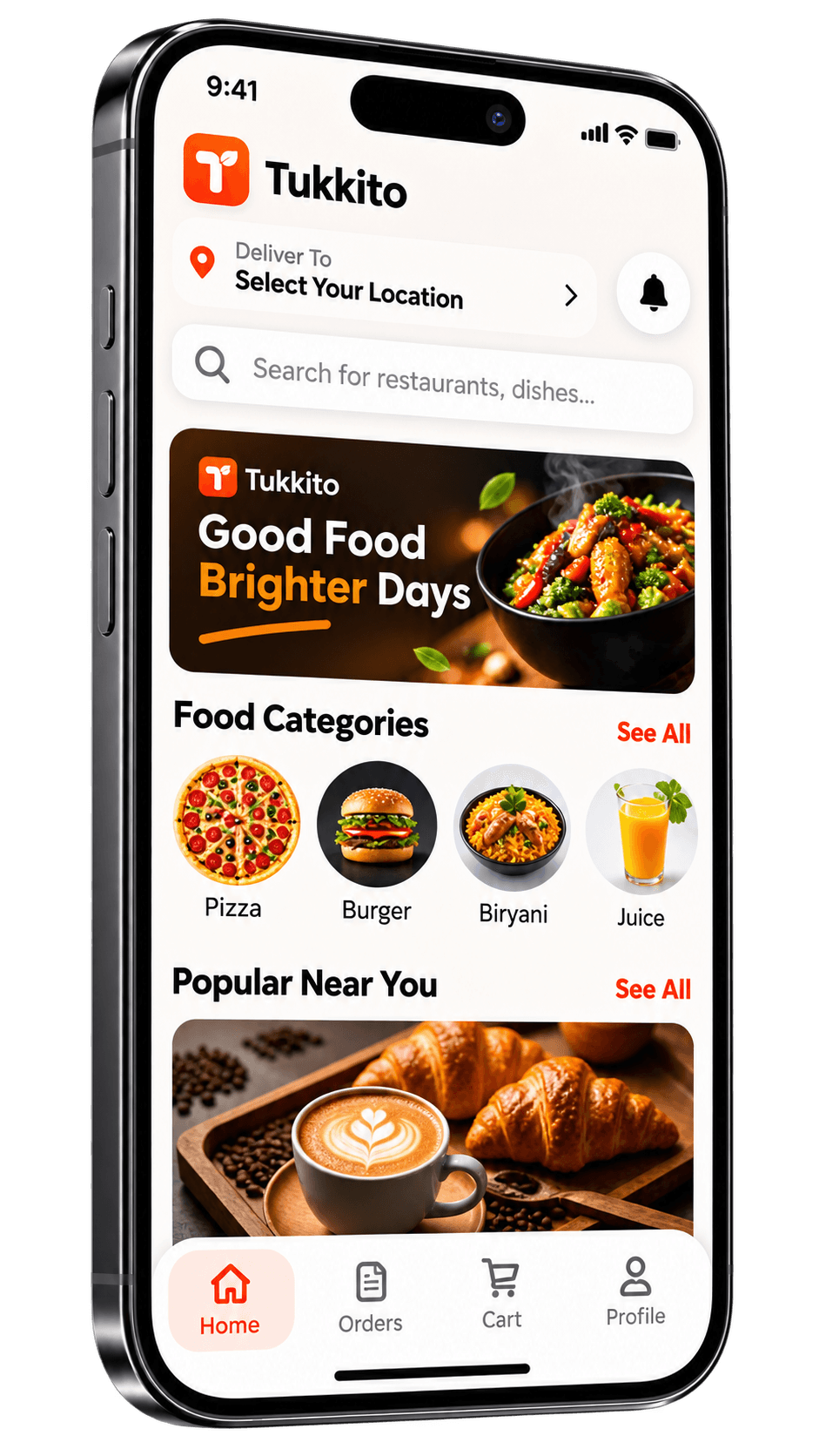 Preview of the Tukkito customer app
